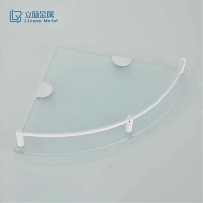 पाले सेओढ़े ग्लास बाथरूम शेल्फ